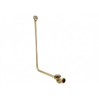 Click Clack Bath Waste With Overflow Brass